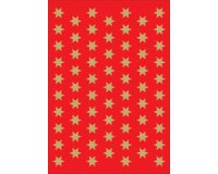 Autocollants de Noël DECOR 'étoiles', 8 mm, or