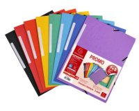 Chemise à élastiques Pack Promo 7+3, A4, assorti