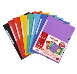 Chemise à élastiques Pack Promo 7+3, A4, assorti