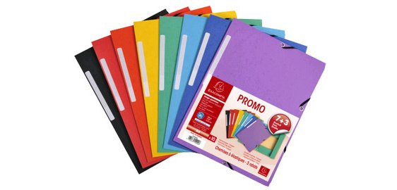 Chemise à élastiques Pack Promo 7+3, A4, assorti
