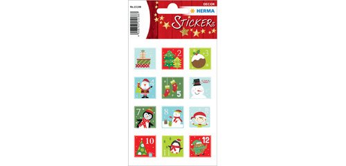 Christmas Stickers DECOR 'Advent Calendar'