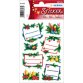 Stickers kerst DECOR 'Kerstbloemen'