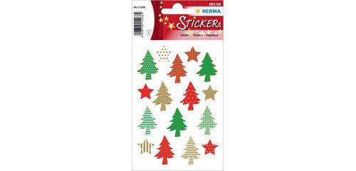 Christmas Sticker DECOR 'O Christmas Tree'