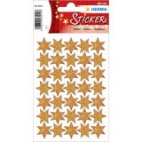 Sticker de Noel DECOR 'étoiles', asssorti, or