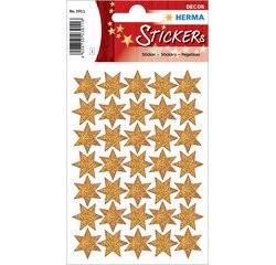 Sticker de Noel DECOR 'étoiles', asssorti, or