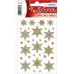 Sticker de Noël DECOR 'étoiles', or, en relief