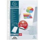 Pochette perforée, pack promo 40+10 GRATUITS, A4,