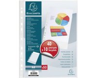 Pochette perforée, pack promo 40+10 GRATUITS, A4,