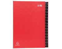 Exacompta Multipart File, A4 270gsm, 32 Sections labelled 1 to 31