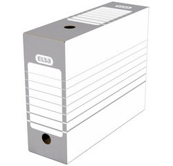 Archiefdozen breedte 100 mm A4 grijs/wit