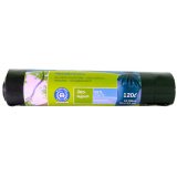 Sac poubelle, 120 litres, bleu/noir
