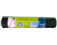 Sac poubelle, 120 litres, bleu/noir