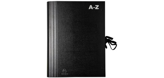 Trieur accordéon A-Z, pour format A4, noir