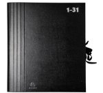 Trieur accordéon grande capacité 32 compartiments numériques - Noir