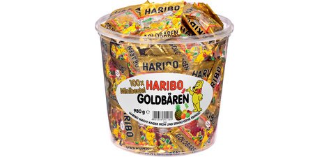 Bonbon gélifié aux fruits Goldbären Minis, boîte