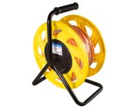 LogiLink Enrouleur de câble réseau, cat. 6A avec câble cat.7