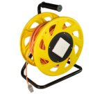 LogiLink Enrouleur de câble réseau, cat. 6A avec câble cat.7