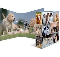 Classeur à levier à motifs 'Animals', A4, chiens
