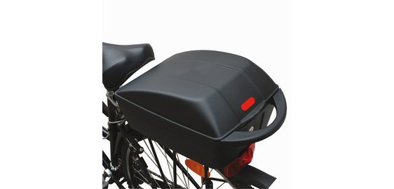 Abschließbarer Fahrradkoffer, Volumen: 11 l