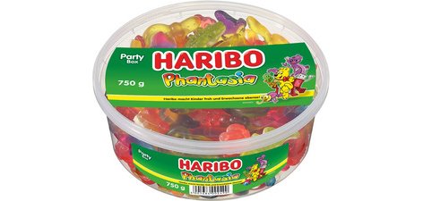 Bonbons HARIBO gélifiés aux fruits PHANTASIA - Boîte 750 g