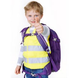 Veiligheidshesje voor kinderen, DIN EN 1150, geel