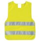 Gilet de sécurité pour enfants, DIN EN 1150, jaune