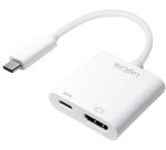 Adaptateur de charge USB-C - HDMI, blanc