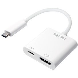 Adaptateur de charge USB-C - HDMI, blanc