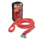Corde de remorquage Jumbo, 4.000 kg, avec manille, rouge