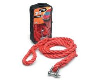 Corde de remorquage Jumbo, 4.000 kg, avec manille, rouge