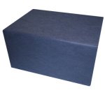 Cube en mousse, dimensions: 550 x 400 x 300 mm, bleu