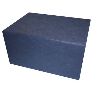 Cube en mousse, dimensions: 550 x 400 x 300 mm, bleu