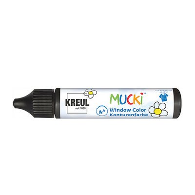 Window Color Peinture de contour Pen'MUCKI',noir,29 ml