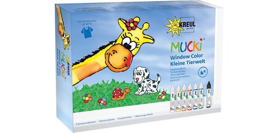 Window Color Pen 'MUCKI', kit de 7