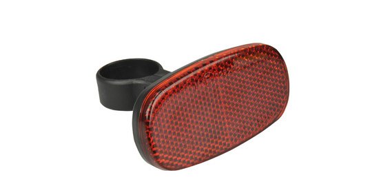 Réflecteur pour vélo, avec une fixation universelle