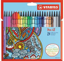 Feutre STABILO Pen 68 étui de 8 couleurs