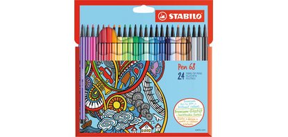 Feutre Pen 68, étui en carton de 8