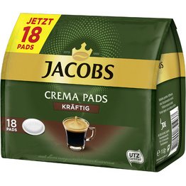 Dosette de café CREMA PADS KRÄFTIG, paquet de 18