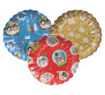 Assiette de l'Avent ronde, diamètre: 230 mm, coloré