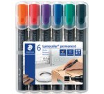 Permanent Marker 350 Lumocolor, set of 6