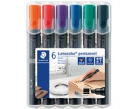 Marqueur permanent 350 Lumocolor, étui de 6