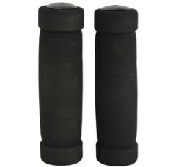 Poignées de guidon pour vélo 'Soft', noir