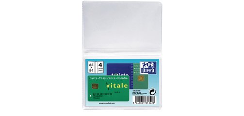 Etui voor creditcards, pvc, formaat: 85 x 55 mm
