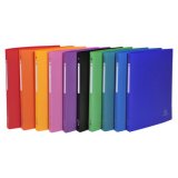 Classeur souple, PP, 4 anneaux, A4, rouge