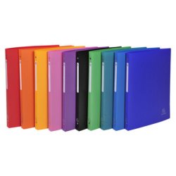 Classeur souple, PP, 4 anneaux, A4