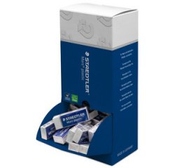 Gomme plastique Mars plastic, présentoir de 40