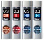 Mines fines pour porte-mines AIN STEIN C273,dureté HB