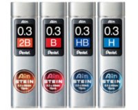 Mines fines pour porte-mines AIN STEIN C273,dureté HB