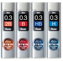 Mines fines pour porte-mines AIN STEIN C273,dureté 2B