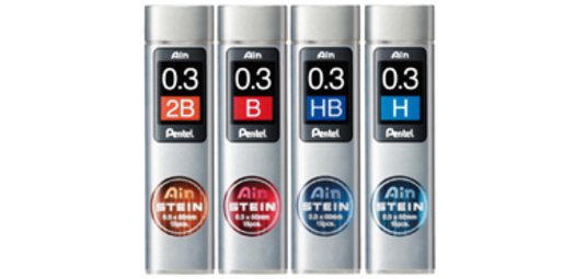 Mines fines pour porte-mines AIN STEIN C273,dureté HB